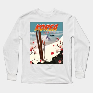 Korea to ski Long Sleeve T-Shirt